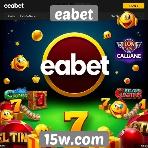 Diversidade de jogos disponíveis no site eabet